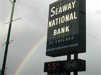 Sign from Seaway National Bank of Chicago