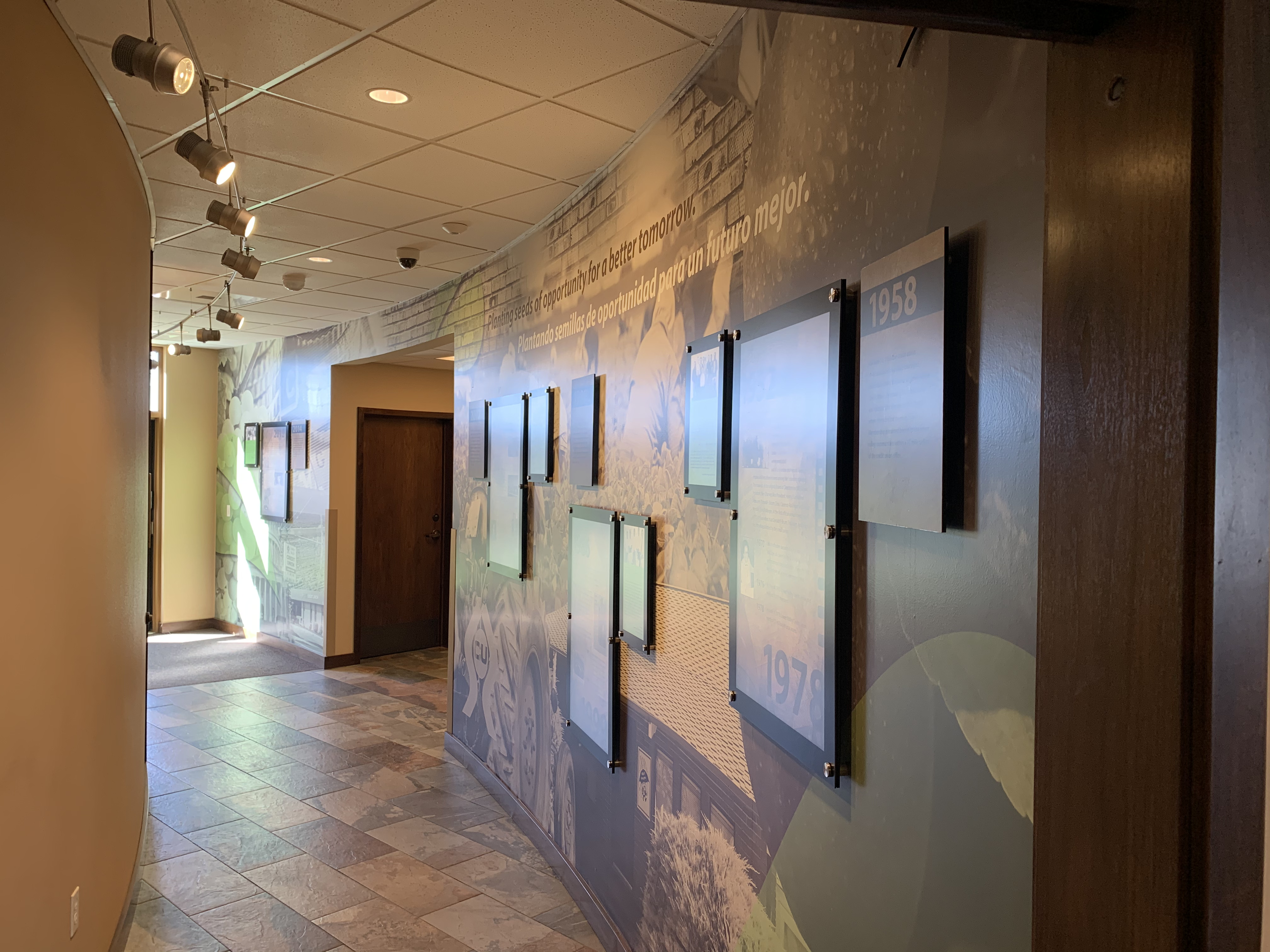 inside of the hallway at our Sunnyside, WA branch