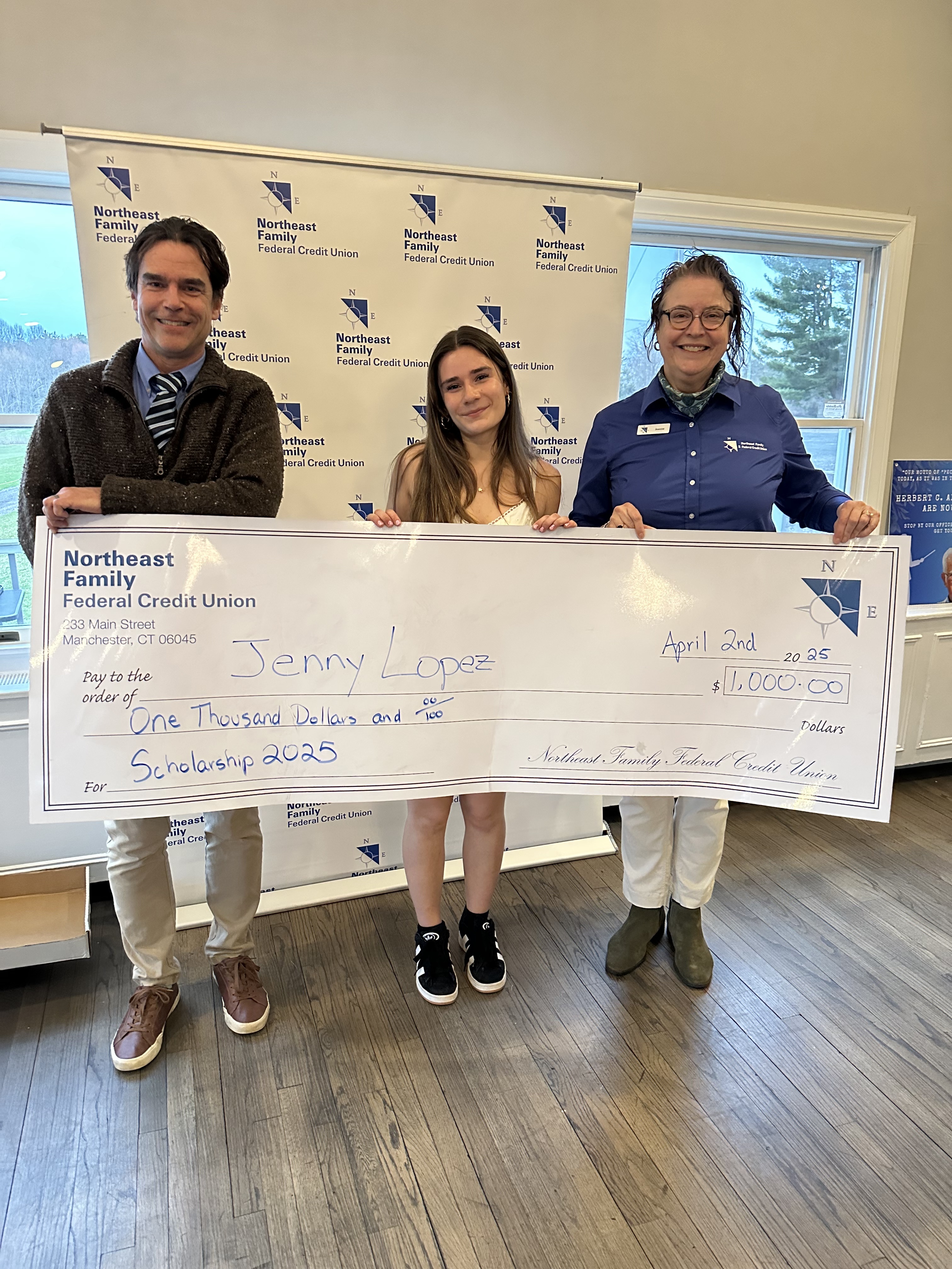 2025 Northeast Family Scholarship Winner